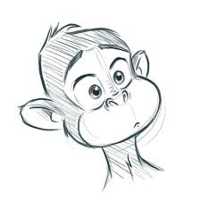Late Night Sketch Teil 1 Sketch Photoshop Monk Cartoon Late Monk Cartoon Night Photosho Cartoon Monkey Drawing Animal Sketches Monkey Drawing