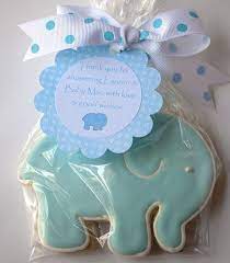 Baby Elephant Baby Shower Cookie Cha De Bebe Arraia Biscoitos Para Cha De Bebe Cha De Bebe