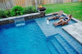 34 Cozy Pool Seating Ideas Small Backyard Pools Inground Pool Designs Pool Landscaping
