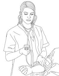 Pin On Nurse Coloring Page