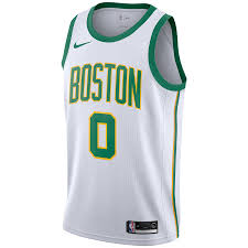 In addition to boston celtics jerseys and tees, find celtics shorts, hoodies and more at cbs sports shop. Jayson Tatum Boston Celtics City Edition Swingman Jersey White 2019 Redzonejersey Com
