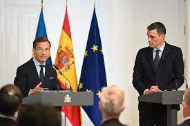 La Moncloa. 05/06/2023. El presidente recibe al primer ministro de Suecia  [Galerías fotográficas/Presidente]