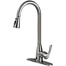 Check spelling or type a new query. Touchless Kitchen Sink Faucet Two Sensor One Handle High Arc Kitchen Faucets With Dual Function Pull Down Spray Head Best Commercial Faucet With Deck Plate Brushed Nickel Pvd Walmart Com Walmart Com