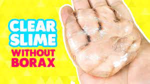 Add 1/2 cup of pva glue or clear glue. Making Clear Slime Liquid Glass Without Borax L Satisfying Slime Video Youtube