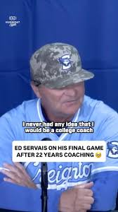Legendary Creighton baseball coach Ed Servais coached his final game after  the Bluejays fell to Arkansas in the Fayetteville regional. Servais won 721  games and appeared in six NCAA Regionals with ...