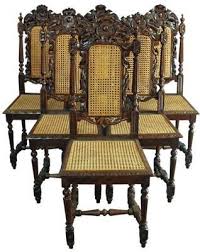 Set 6 Antique French Dining Chairs 1880 Oak Caning Gryphon Shield Carvings French Dining Chairs Dining Table Chairs Dining Chairs