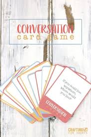Printable Conversation Questions Card Game Conversation Cards Card Games For Kids Conversation Questions