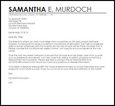 Resignation Letter For Job You Just Started Due To Relocation Application Sample Best Cover Resignation Letter