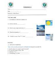 Il fait un temps pluvieux. Il Fait Quel Temps Aujourd Hui Worksheet