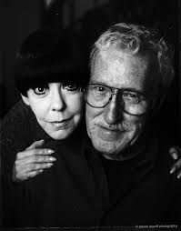 Peggy Moffit with her husband William Claxton at their home in Los Angeles,  CA.