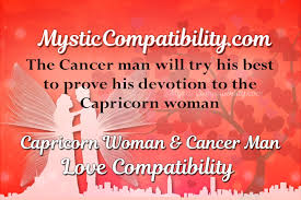 New places bring new challenges and he is ready to accept those challenges. Capricorn Woman Cancer Man Compatibility Mystic Compatibility