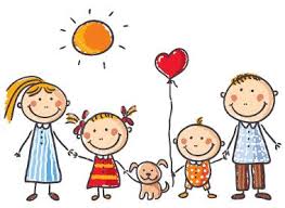 Familia Familia Feliz Dibujo Ninos Artisticos Familia Con Perro