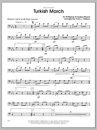 (we recruit new employees !) Turkish March Bassoon Sheet Music To Download