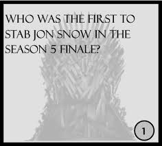 Jun 01, 2021 · this game of thrones quiz has questions regarding the episodes, characters, etc. Printable Game Of Thrones Trivia Treasure Hunt