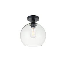 Yearwood 1 Light Semi Flush Mount Elegant Lighting Replacement Glass Shades Flush Mount Ceiling Lights