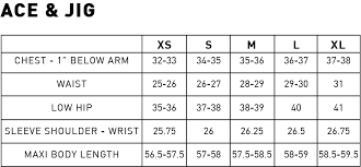 accurate 686 womens size chart 2019