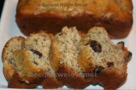 Banana Raisin Bread Recipe Dessert Bread Bread Baking