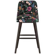 Come for lunch, stay for. 30 Geller Modern Barstool Dark Floral Print Project 62 Modern Bar Stools Bar Stools Dark Floral