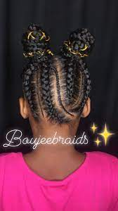 Kids Braided Buns Braids For Kids Easy Bun Hairstyles Braided Hairstyles For Wedding