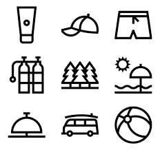 Beach Free Vector Icons Designed By Freepik Vector Icon Design Free Icons Icon Design