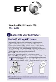 Bt Wi Fi Extender 610 User Manual Pdf Download Manualslib