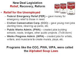 Briefly stated, the new deal sought relief for the needy, economic recovery, and reform of american capitalism. The Great Depression And The New Deal Fdrs