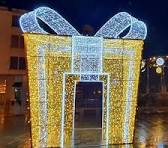 Outdoor Christmas Decoration Large Gift Box Motif Light for ...