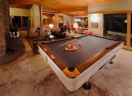 Vintage Pool Table In Mid Century Home Interior Architecture Design Pool Table Room Mid Century House