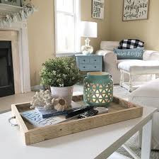 12.99'' w x 17.32'' l x 1.97'' h; Farmhouse Coffee Table Tray Coffee Tray Serving Tray Etsy