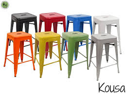 2 Tabouret Vintage Style Counter Stools Metal Stackable Bar Stool 24 Inch Bar Stools Modern Bar Stools Stool