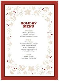 Christmas Party Menu On Behance Christmas Menu Design Xmas Menu Christmas Party Menu