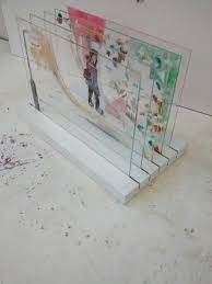 Acrylic On Perspex Idea Sketch Painting Perspex Artwork Hayley Whelan Layered Art Perspex Art Art Display