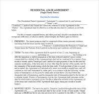 Free Lease Agreement Template for Word