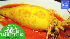 Dijamin deh pasti bakalan buat kamu ketagihan makannya. Resepi Gulai Cumi Ala Masakan Padang Resepi Merory Sedap Betul