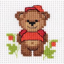See more ideas about cross stitch, stitch, cross stitch patterns. Baby Bear Cross Stitch Kit Cross Stitch Animals Cute Cross Stitch Cross Stitch Kits