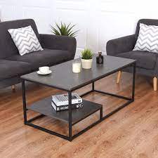 End Table 2 Tier Coffee Cocktail Accent Sofa Side Living Room Furniture W Shelf Living Room Coffee Table Nordic Living Room Coffee Table With Shelf