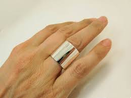 Sterling Silver Ring Extra Wide Silver Band Super Wide Etsy Wide Silver Band Silver Rings Sterling Silver Rings