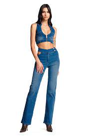 Iamgia castor pants s 8 parachute trousers dollskill zippers punkyfish orange. Brit Crop Blue I Am Gia Us