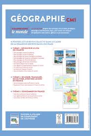 Carte de france des régions, départements et villes. Posters Geographie Cm1 Poster
