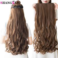 Very Long Hair Wig Lady Girl Hair Extension Five Clip Natural Looking 5  Clips Easy Attachment