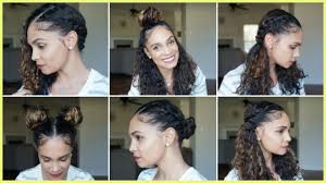 There's nothing cuter than a pineapple updo on long, curly hair. How To Wear A Cute Hairstyles For Curly Hair Human Hair Exim