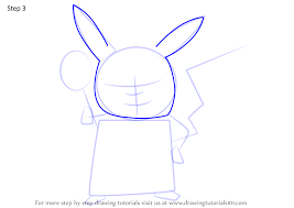 365 daily things to draw, step by step! Learn How To Draw Detective Pikachu From Detective Pikachu Detective Pikachu Step By Step Drawing Tutorials