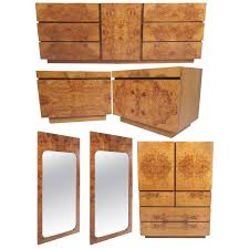 Mid Century Burl Wood Bedroom Set By Milo Baughman For Lane Furniture From A Unique Collection Of Antique Burled Wood Wood Bedroom Sets Burled Wood Furniture