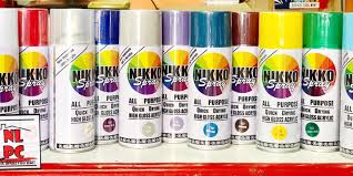 Nikko Spray Paint Colors