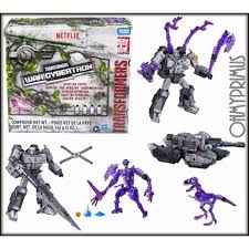 Stephen mcfeely's comments to collider also point out something important: Pre Order Hasbro Netflix War For Cybertron Siege Battlefield Megatron Clear Purple Paleotrex