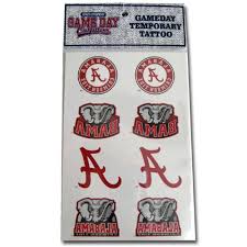 See more ideas about alabama, alabama roll tide, alabama crimson tide football. Alabama Crimson Tide Temporary Tattoo Decals 8 Pack Buy Online In Cayman Islands At Cayman Desertcart Com Productid 2928535