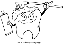 Image Result For Colour In Toothbrush Coloring Pages Dental Health Free Dental