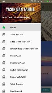 Bagaimanakah doa sebelum membaca surat yasin dan surat al quran lainnya yang sesuai sunnah? Surat Yasin Dan Tahlil For Android Apk Download