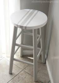 Check spelling or type a new query. Painted Grain Sack Stripe Bar Stool Elizabeth Joan Designs