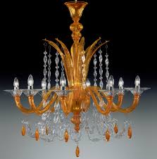 Modern orange chandeliers at 2modern. Orange Color Modern Murano Glass Chandelier Dml6009k8 Chrome Finish Murano Imports